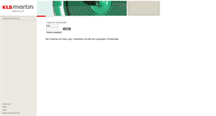 Desktop Screenshot of kls-martin.com
